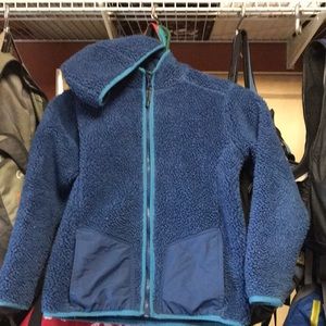 Kids Berber fleece. Royal blue.